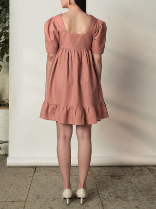 Tiered Mini Dress Pink Anushé Pirani
