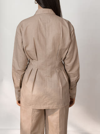 The Waisted Shirt Beige Anushé Pirani
