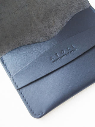 Greece Navy Flap Wallet
