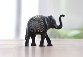 Fulzadi Handcrafted Bidriware Elephant Bidriwala