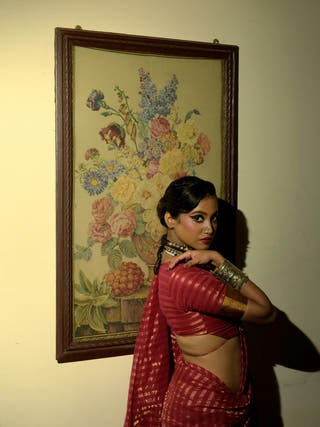 Femme Fatale Maroon Handloom Cotton Saree