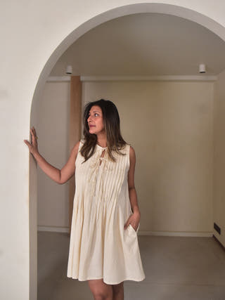 Amara Pintuck Dress