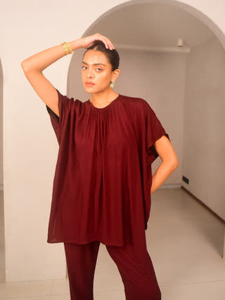 Ami Modal Kaftan Top