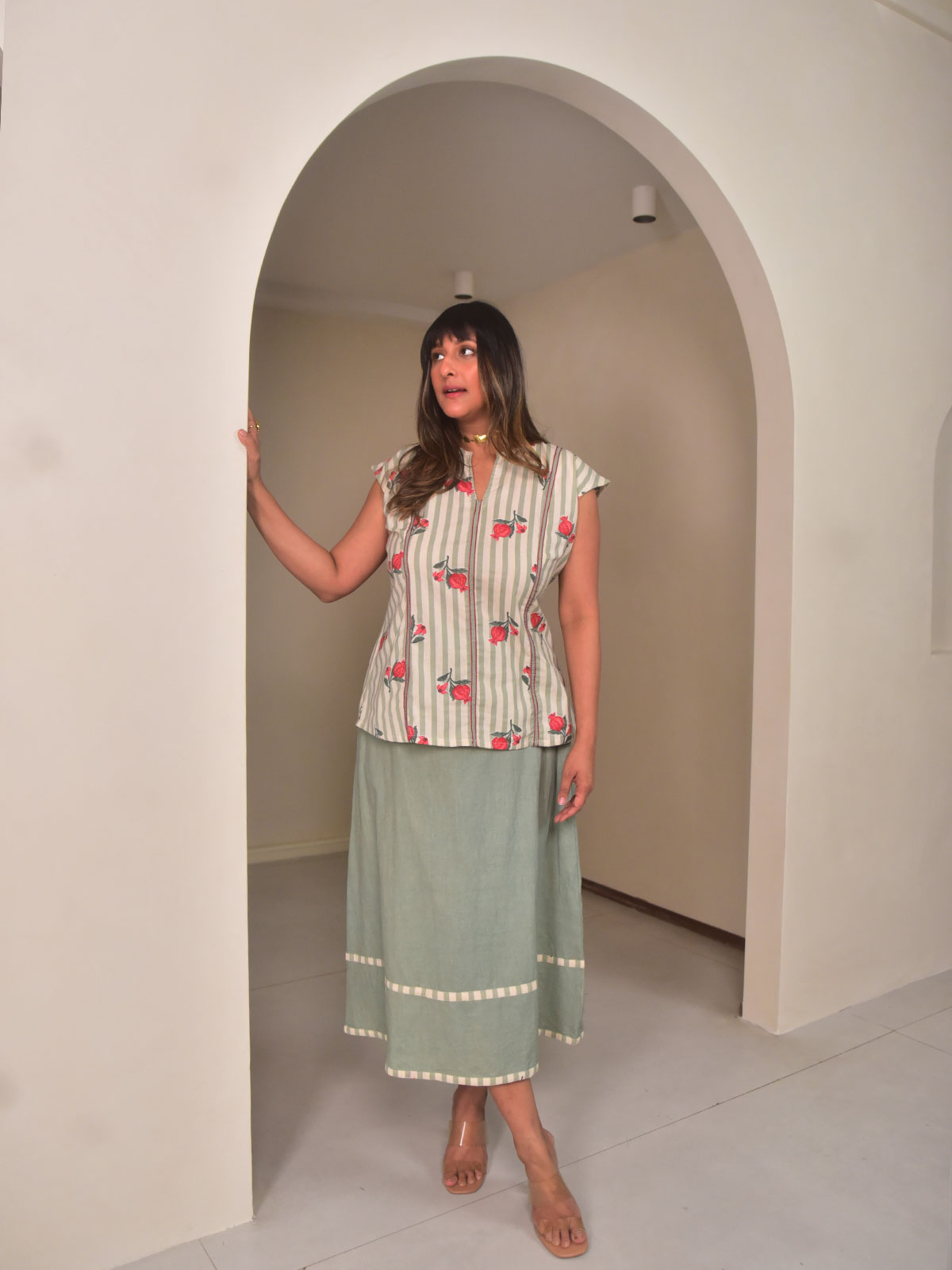 Anar Top Skirt Set