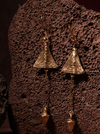 Yami Dhokra Earrings
