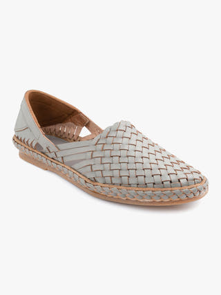 Sky Slip On Kolhapuri Shoes