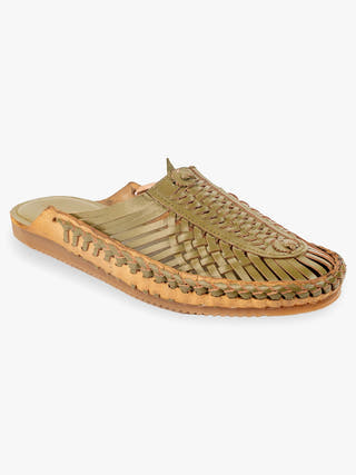 Seaweed Slip On Kolhapuri Shoes for Women