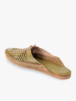 Seaweed Slip On Kolhapuri Shoes for Women