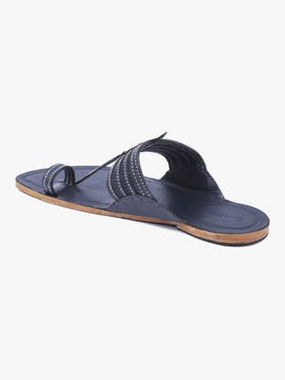Blue Fashion Men Kolhapuri Chappal