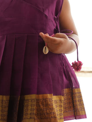 Anagha Sharara Coord Set In Purple