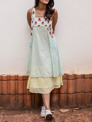 Sleeveless Layered Dress Prathaa