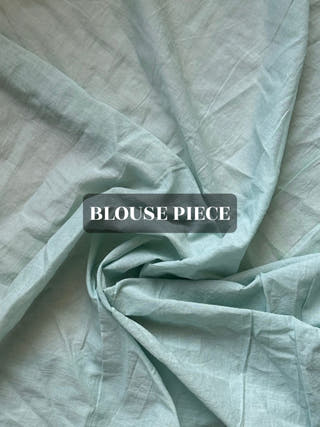 Aabroo White Sea Blue Ombre Saree