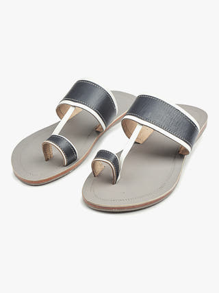 Regular Three Tone Men Kolhapuri Chappal