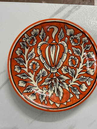 Ira Blue Pottery Plate