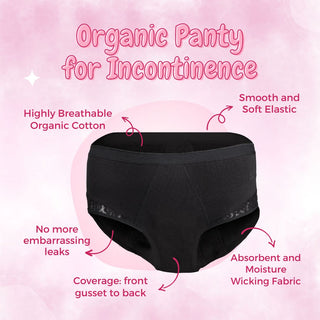 Organic Incontinence Underwear Brief SochGreen