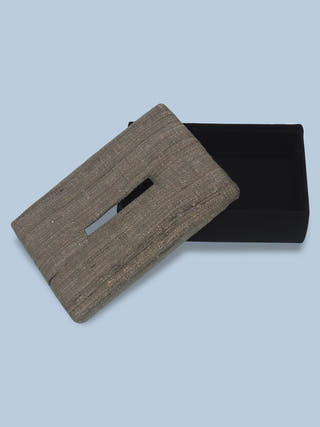 Katara Handwoven Tissue Box Olive Veaves