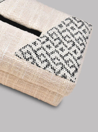 Paragon Handwoven Tissue Box Beige Veaves