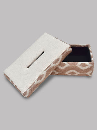 Saya Handwoven Tissue Box Off White Veaves