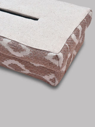 Saya Handwoven Tissue Box Off White Veaves