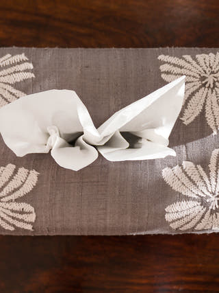 Gloria Handwoven Tissue Box Grey Veaves
