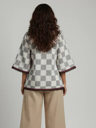 Lalima Checkered Charm Kurti