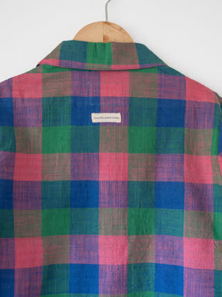 Cloud Drift Oversized Shirt In Handwoven Cotton