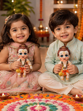 Bal Hanuman Plush Doll
