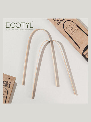 Bamboo Tongue Cleaner Set of 2 Ecotyl