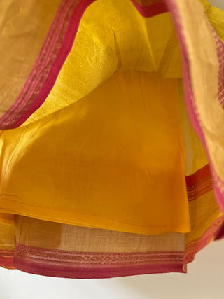 Basant Yellow Infant Tiered Festive Dress