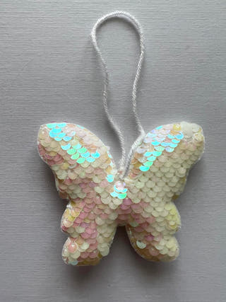 Little Butterfly Christmas Ornament Little Canvas 