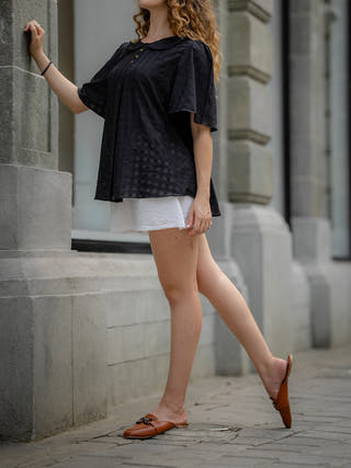 Black Handwoven Shirt Krushnachuda