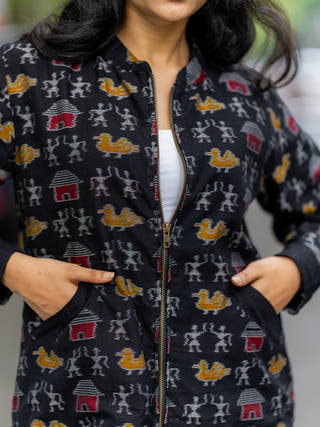 Black Tribe Jacket KRUSHNACHUDA