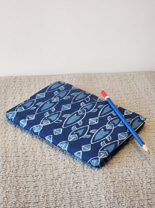 Blues - Handmade paper journal Tohfa