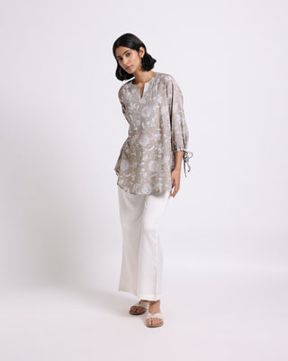 Mouse Bloom Linen Blouse Bombay Bloom