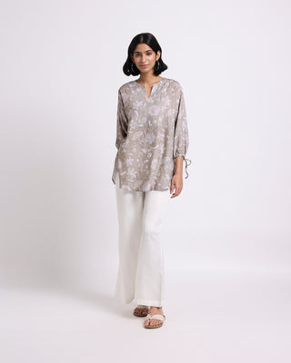 Mouse Bloom Linen Blouse Bombay Bloom