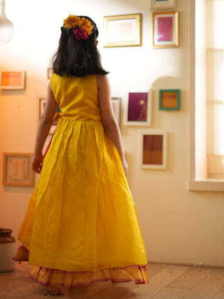 Basant Yellow Lehenga Choli