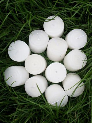 Aromatic Pillar Candles - Set of 12