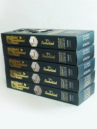 Jasmine Premium Perfumed Candles - Set of 60