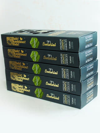 Lemongrass Premium Perfumed Candles - Set of 60