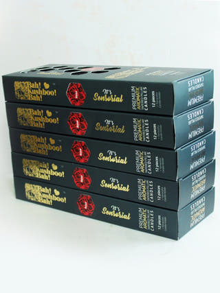 Rose Premium Perfumed Candles - Set of 60