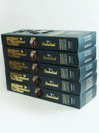 Vanilla Premium Perfumed Candles - Set of 60