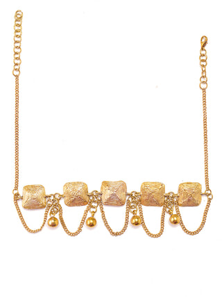 Venus's Radiance Brass Necklace Gold Miharu