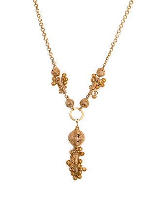 Dainty Delight Brass Necklace Gold Miharu