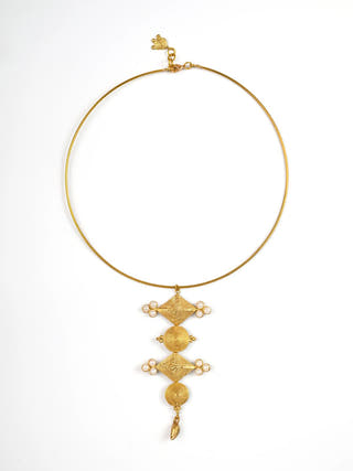 Saachi Hasuli Dokra Necklace