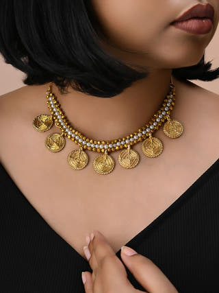 Zoya Dhokra Necklace
