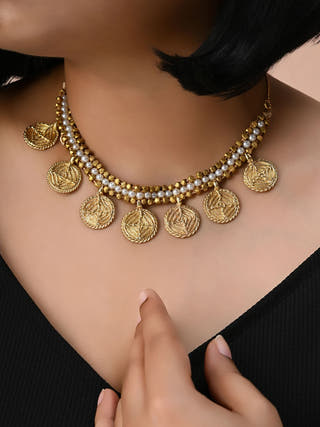 Zoya Dhokra Necklace