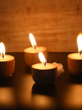 Terracotta Cup Candles - Set of 12