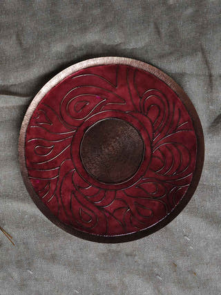 Lakire Koyari Pink Wallplate cum Candle Holder Ekibeki