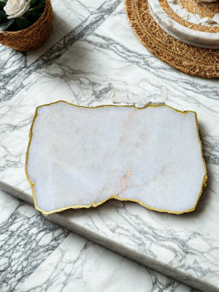 White Quartz Platter