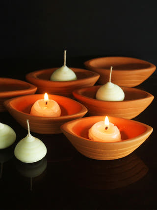 Boat Candle Holder - Set of 6